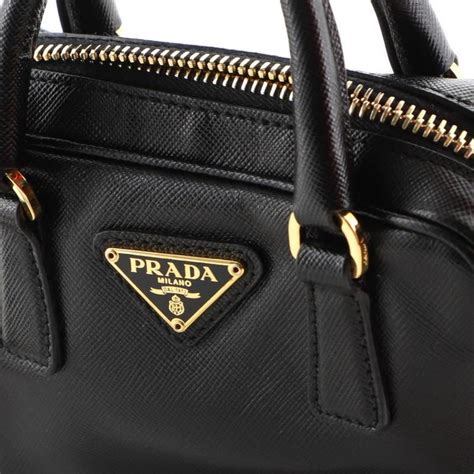 prada bauletto bag saffiano leather mini